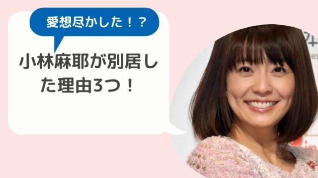 小林麻耶が別居した理由3つ 洗脳から目覚めた可能性は Hina Choice