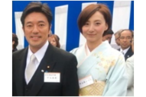 顔画像 中山泰秀の嫁 奥さん が広末涼子似で美人 馴れ初めは選挙活動 Hina Choice